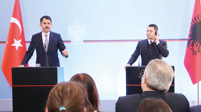 Murat Kurum ve Arnavutluk Cumhurbaşkanı Ilir Meta