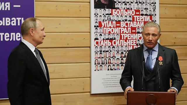 Russian President Vladimir Putin & Vice President of the Judo Federation of Russia Boris Rotenberg