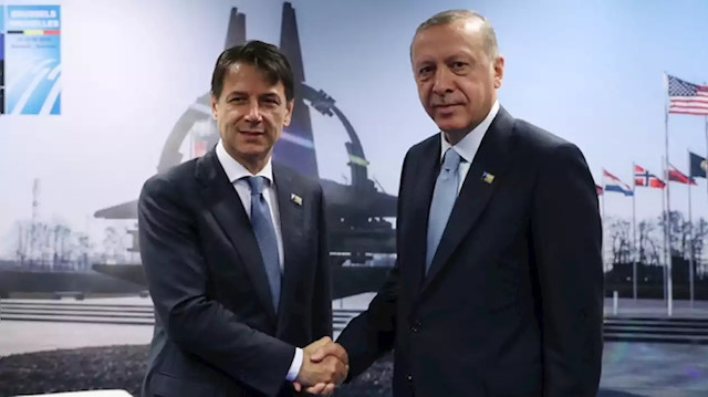 Cumhurbaşkanı Erdoğan, Cumhurbaşkanlığı Külliyesi'nde İtalya Başbakanı Conte'yi kabul edecek.