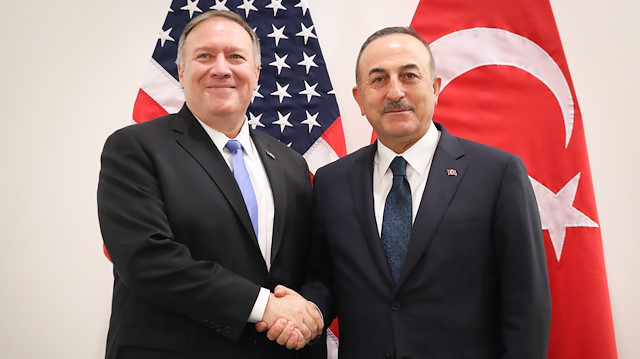 US Secretary of State Mike Pompeo & Turkish Foreign Minister Mevlüt Çavuşoğlu
