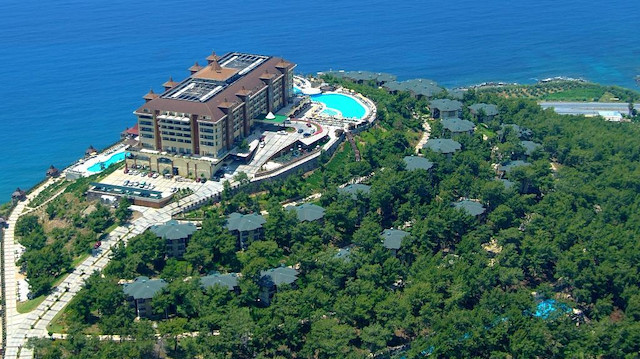 ​Antalya Alanya'daki Utopya Turizm'e ait Utopia World Hotel.