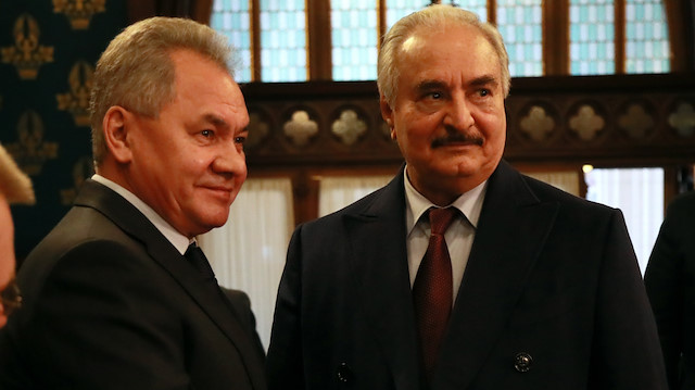 Russian delegation meet Khalifa Haftar in Moscow

