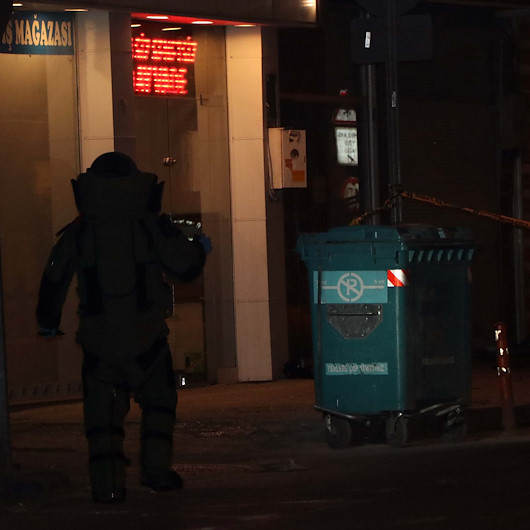 Gaziantepte şüpheli paket fünye ile patlatıldı