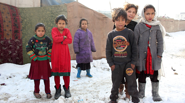 Mülteci kamplarda kalan çocuklar.