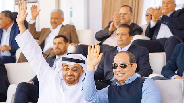 BAE Veliaht Prensi Muhammed bin Zayed’in desteklediği Sisi cuntası bölgede İsrail’in önünü açıyor.