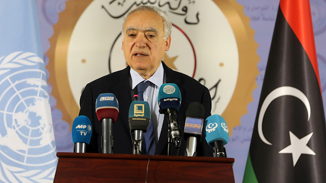 he U.N. Envoy for Libya, Ghassan Salame, speaks during a news conference