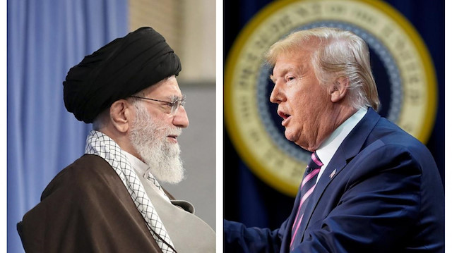 İran lideri Ali Hamaney - ​ABD Başkanı Donald Trump.