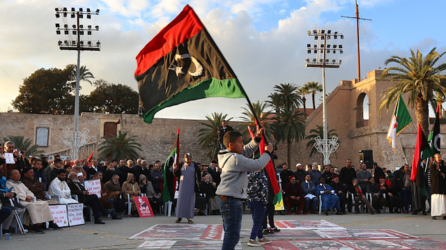 Demonstration against eastern Libyan strongman Khalifa Haftar

