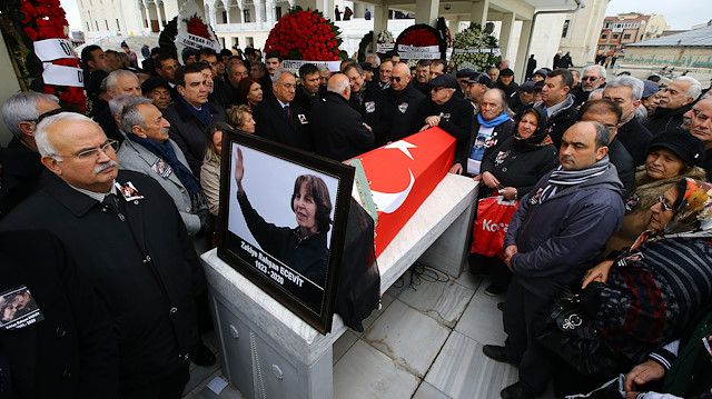 Rahşan Ecevit için Kocatepe Camii’nde cenaze töreni düzenleniyor. 