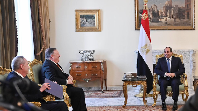 U.S. Secretary of State Mike Pompeo meets with Egyptian President Abdel Fattah al-Sisi