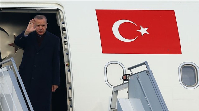 أردوغان يغادر إلى ألمانيا للمشاركة بمؤتمر برلين حول ليبيا