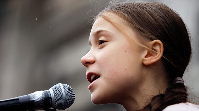 Swedish teenage climate activist Greta Thunberg