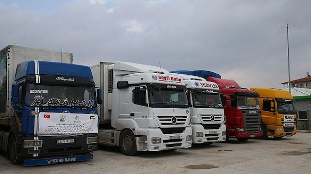 تركيا.. ولاية "بولو" ترسل 9 شاحنات مساعدات لإدلب السورية