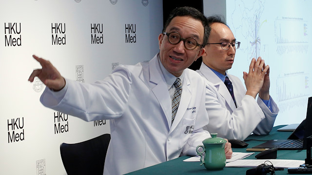 Gabriel Leung, Chair Professor of Public Health Medicine at the Faculty of Medicine at the University of Hong Kong (HKUMed), speaks about the extent of the Wuhan coronavirus outbreak in China during an news conference, in Hong Kong, China, January 21, 2020.