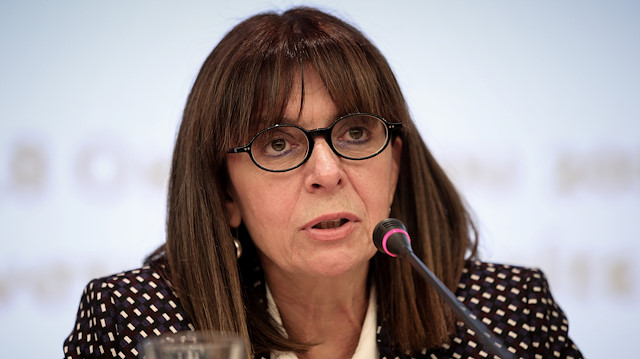 File photo: President of the Council of State, Greece's top administrative court, Katerina Sakellaropoulou 