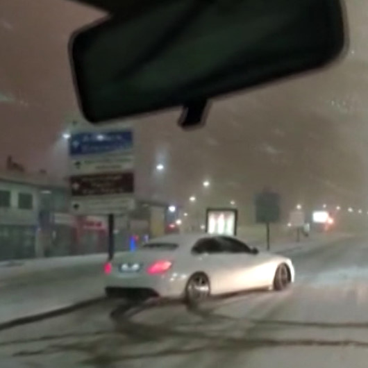 Karda drift pahalıya patladı
