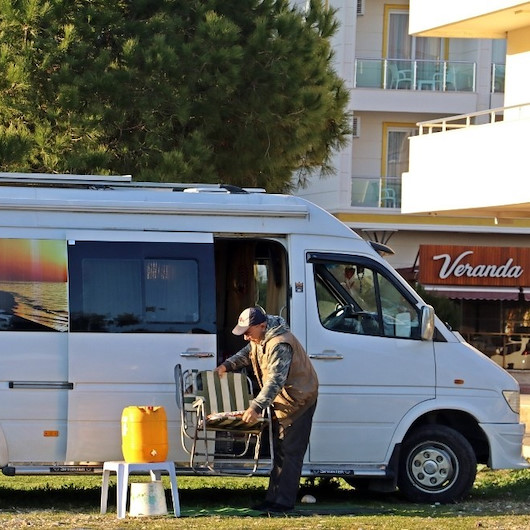 Antalya’da 5 yıldızlı karavan tatili kıskandırıyor