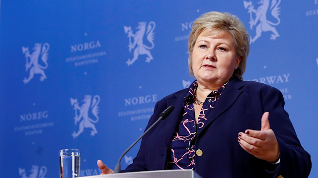 Prime Minister and leader of Norwegian Conservative Party (Hoyre), Erna Solberg 