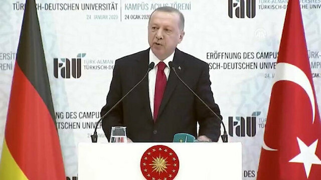 أردوغان وميركل يفتتحان الجامعة التركية-الألمانية.. وتصريحات مهمة