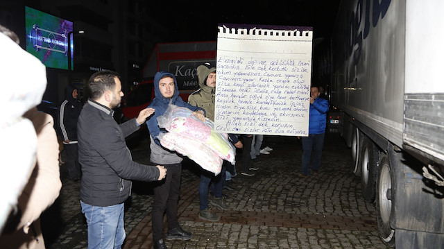 6,8'lik deprem sonrası Ordu'dan Elazığ'a gönderilen yardım paketinin içinden çıkan mektup okuyanları duygulandırdı.