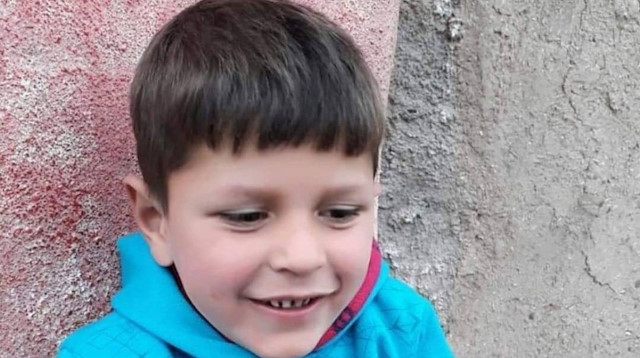 8 yaşındaki Muhammed Veli Dümez.