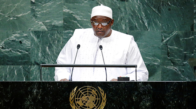 Gambia's President Adama Barrow 