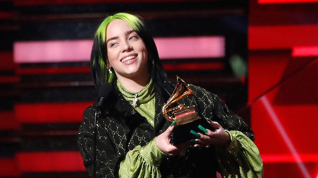 62nd Grammy Awards - Show - Los Angeles, California, U.S., January 26, 2020 - Billie Eilish accepts the award for Best New Artist. 