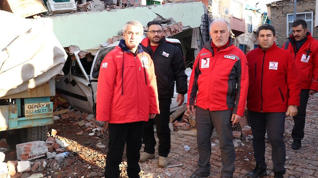 Kızılay Başkanı Kerem Kınık, deprem bölgesinde.