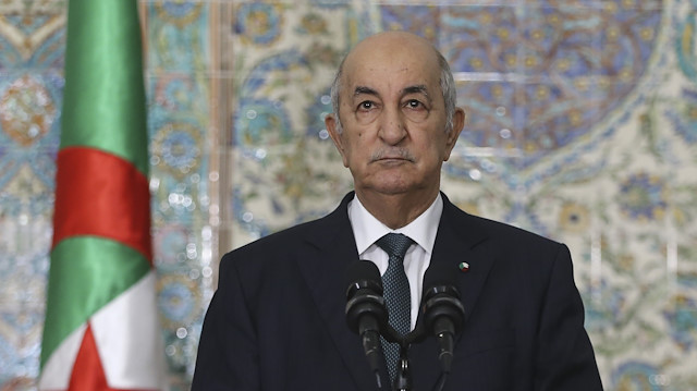 Algerian President Abdelmadjid Tebboune