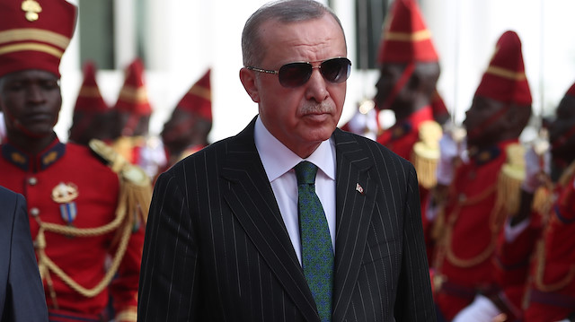 President of Turkey Recep Tayyip Erdogan in Senegal

