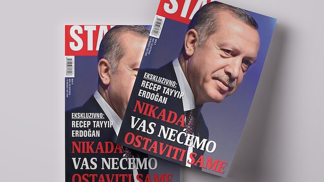 Cumhurbaşkanı Erdoğan Bosna Hersek'teki Stav Dergisi'ne mülakat verdi.