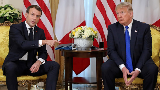 France's President Emmanuel Macron & US President Donald Trump