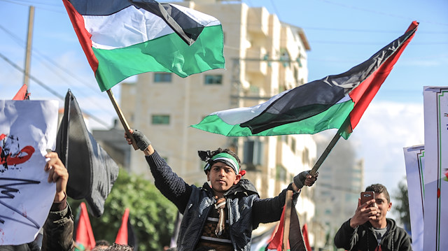 File photo: Protest against Deal of Century in Gaza

