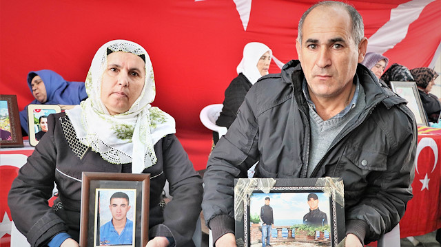 Hasan- Dilber Ayhan çiftinin, HDP Diyarbakır binası önündeki oturma eylemine bugün katılmasıyla aile sayısı, 153'üncü günde 79 oldu.