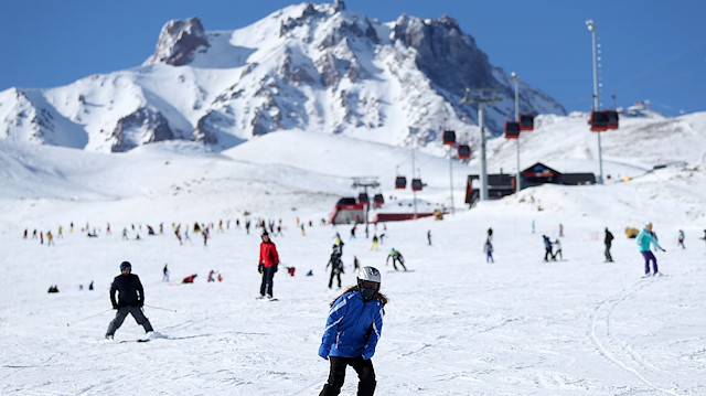 Winter season in Turkey's Kayseri

