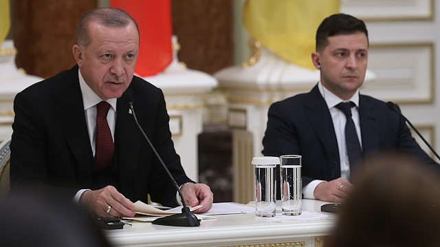 Cumhurbaşkanı Erdoğan -Ukrayna Devlet Başkanı Zelensky