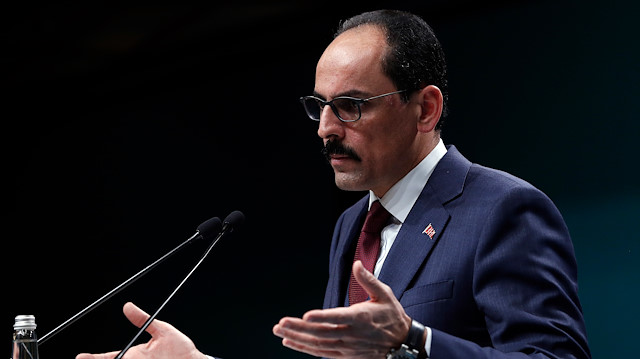 Cumhurbaşkanlığı Sözcüsü İbrahim Kalın açıklama yaptı.