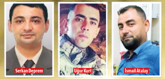Şehit olan Mehmetçiklerimiz