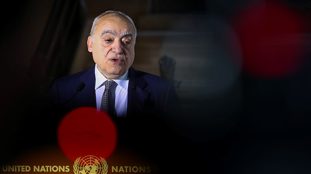 U.N. Envoy for Libya, Ghassan Salame holds a news briefing 