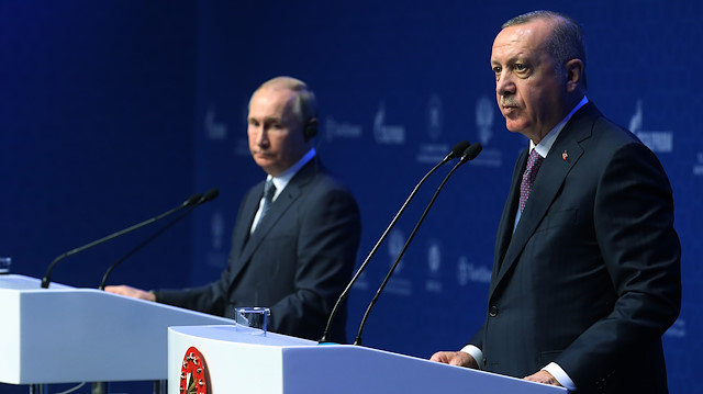 Turkish President Tayyip Erdoğan and Russian President Vladimir Putin 