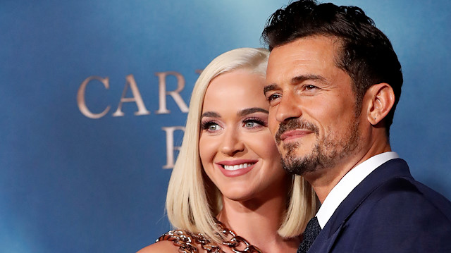 FILE PHOTO: Cast member Orlando Bloom and singer Katy Perry attend the premiere for the television series "Carnival Row" in Los Angeles, California, U.S., August 21, 2019. REUTERS/Mario Anzuoni/File Photo

