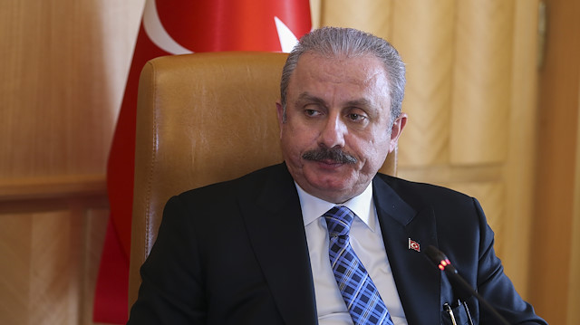 Turkey's parliament speaker Mustafa Şentop