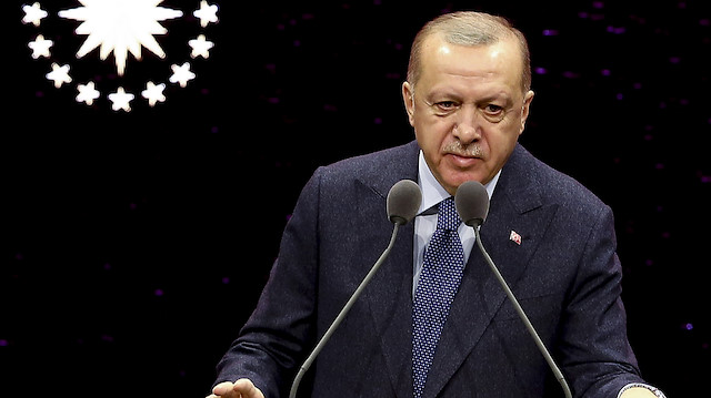 Cumhurbaşkanı Erdoğan Beştepe'de düzenlenen törende konuştu.. 
