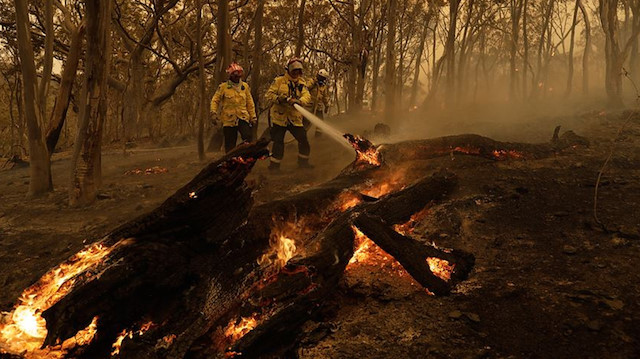 Avustralya'daki yangınlar 6 aydır devam ediyor.. 