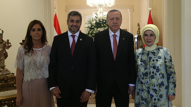 File photo: President of Turkey Recep Tayyip Erdogan- Mario Abdo Benitez meeting