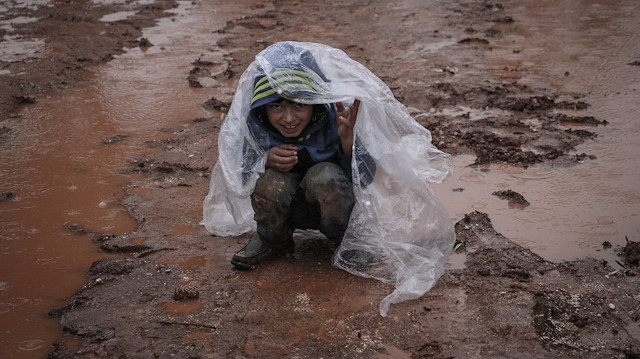 Syrians' life in harsh winter conditions in Idlib

