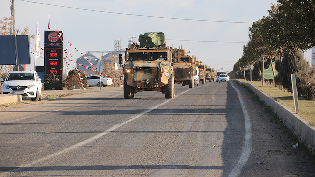 Barış Pınarı Harekatı bölgesinde askeri sevkiyat