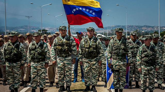 'Bolivarcı Kalkan 2020' savunma tatbikatı başladı.