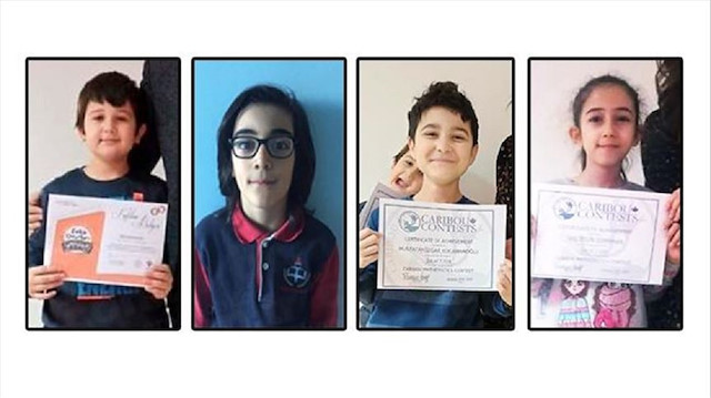 4 تلاميذ أتراك يحصدون المرتبة الأولى في مسابقة دولية للرياضيات