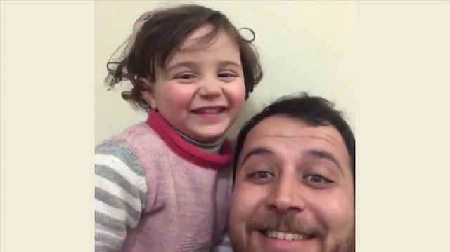 Abdullah al-Mohammad and his daughter Salwa